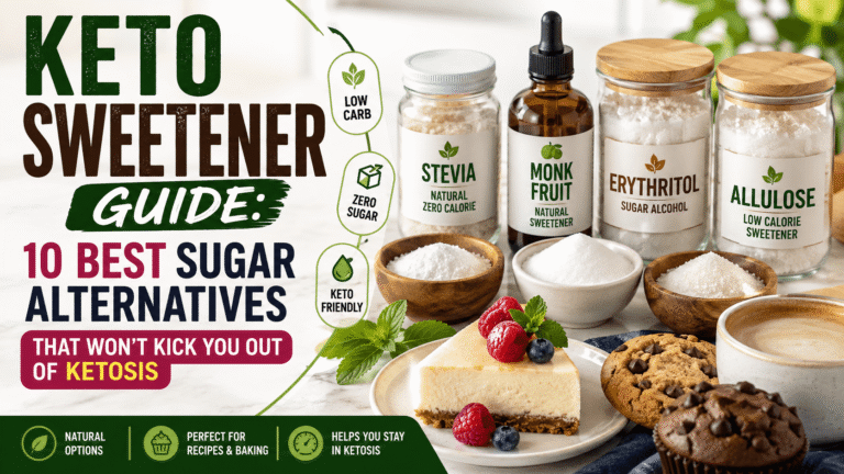 10 best keto sweeteners and sugar alternatives for a keto diet