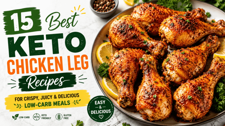 15 best keto chicken leg recipes with crispy juicy chicken legs