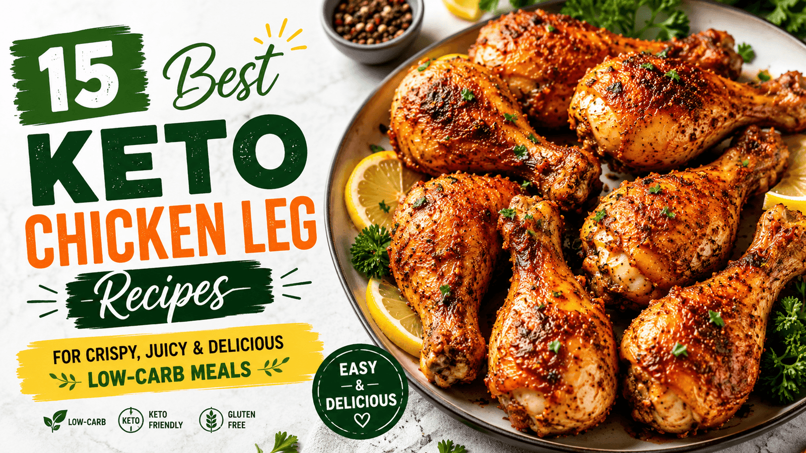 15 best keto chicken leg recipes with crispy juicy chicken legs