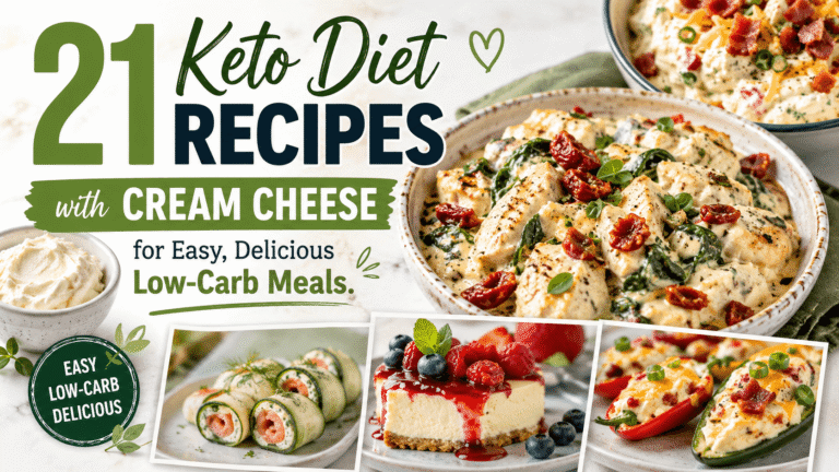 21 keto diet recipes with cream cheese for easy low-carb meals