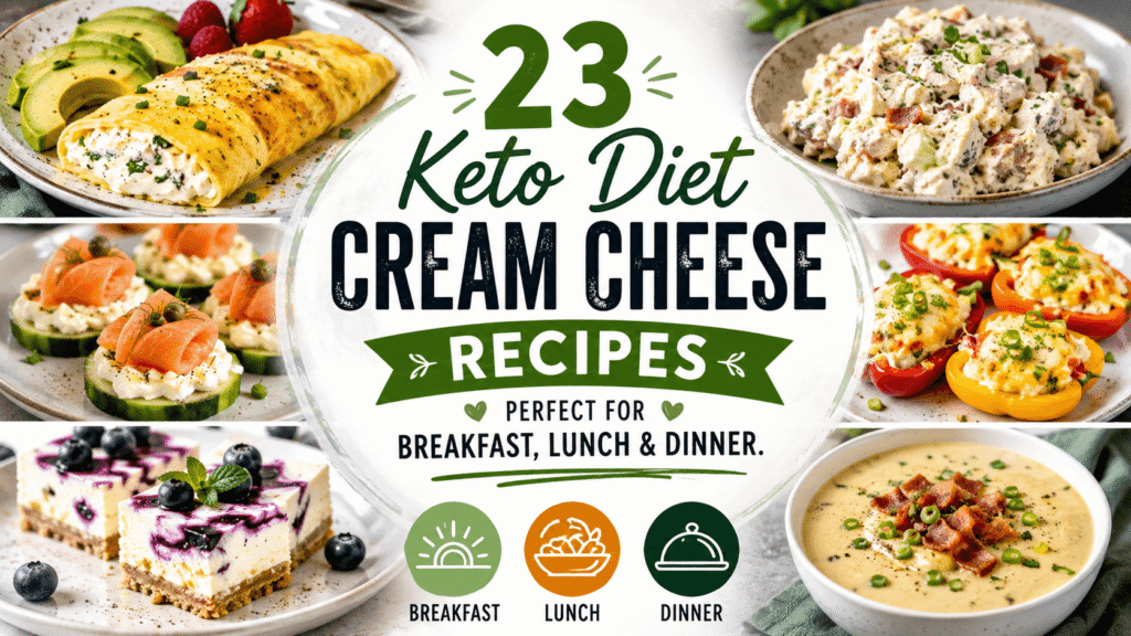 23 keto diet cream cheese recipes for breakfast lunch and dinner