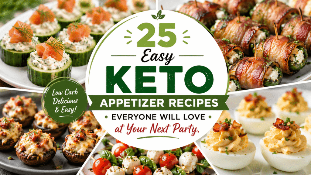 25 easy keto appetizer recipes for a low carb party