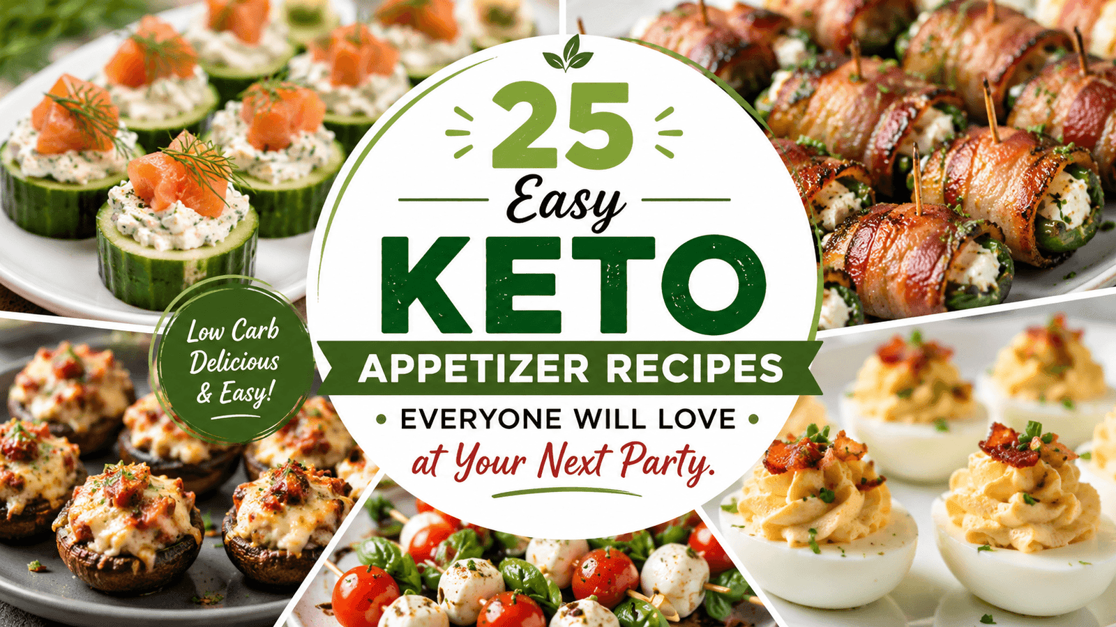 25 easy keto appetizer recipes for a low carb party