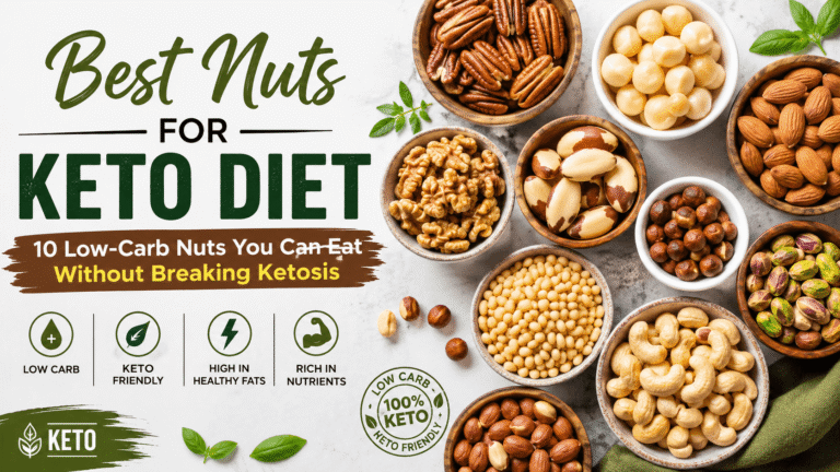 Best nuts for keto diet including almonds, walnuts, pecans and macadamia nuts