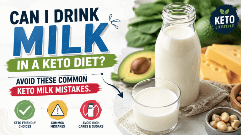 Can I drink milk in a keto diet - keto friendly milk options