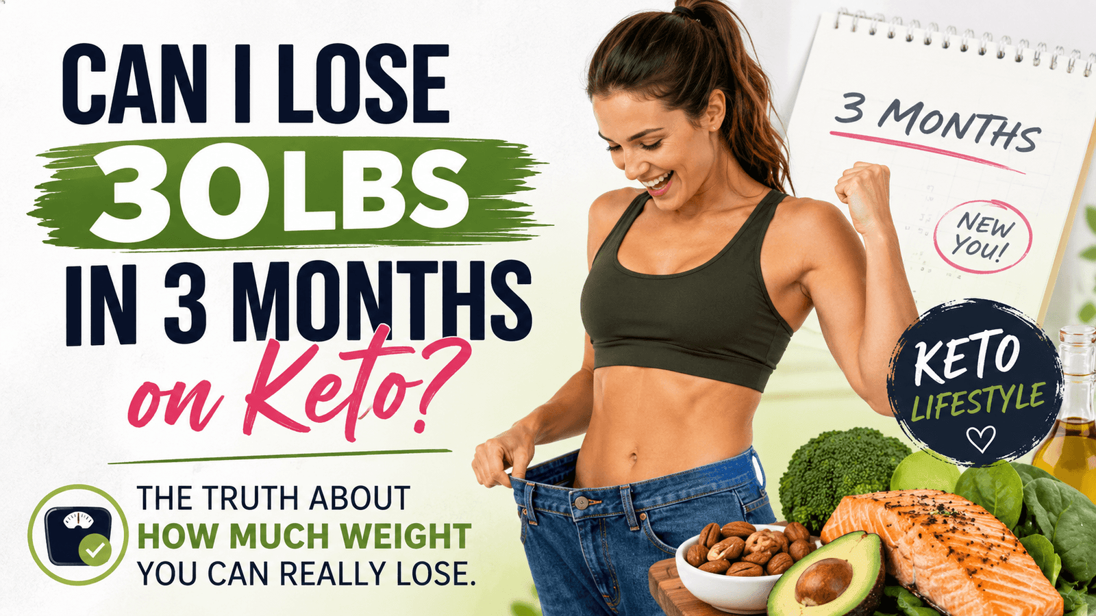 Can I lose 30lbs in 3 months on keto weight loss guide