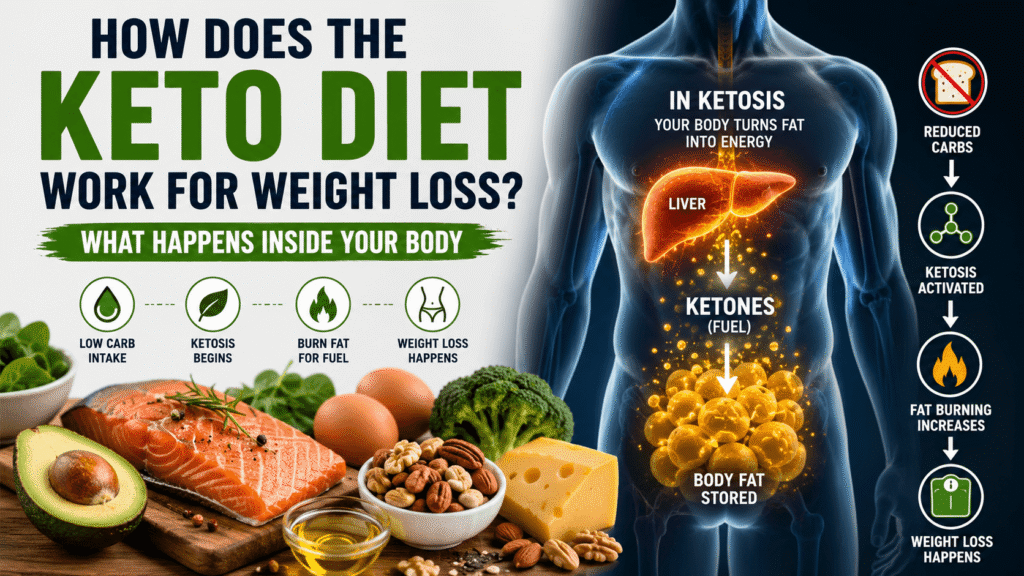 How does the keto diet work for weight loss and fat burning