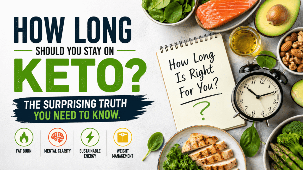 How long should you stay on keto? keto diet timeline and healthy foods