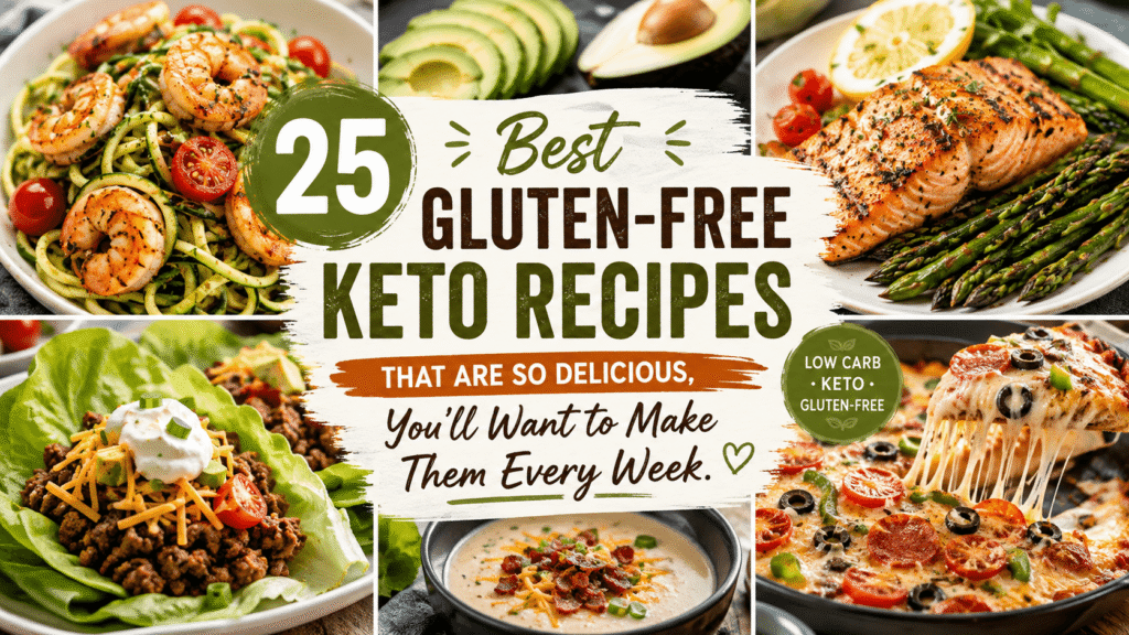 delicious gluten-free keto recipes for breakfast lunch and dinner