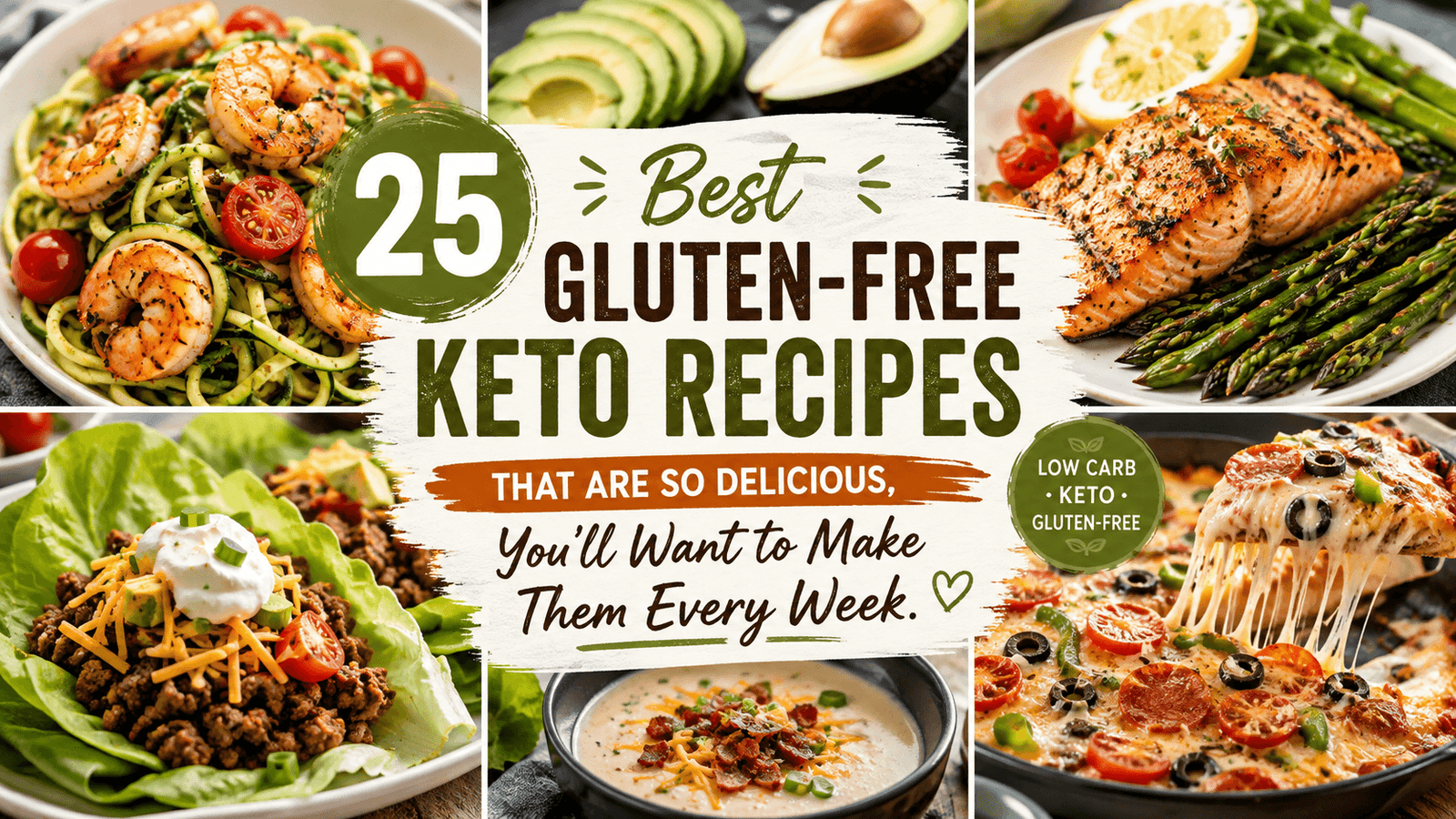 delicious gluten-free keto recipes for breakfast lunch and dinner